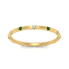 Load image into Gallery viewer, thin-space-out-stackable-diamond-band-with-emerald-in-yellow-gold-FDEWB9437RORGEMGRANGLE5-NL-YG
