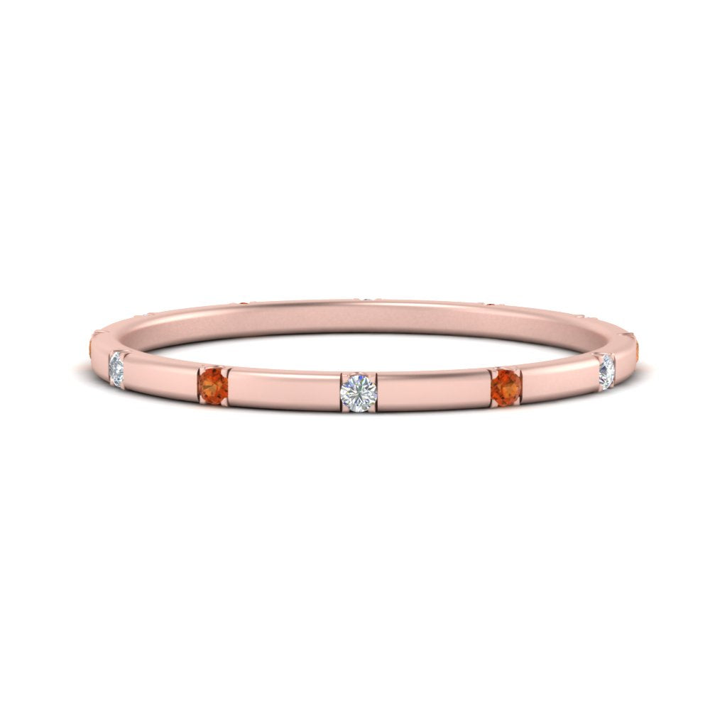 thin-space-out-stackable-diamond-band-with-orange-sapphire-in-rose-gold-FDEWB9437RORGSAOR-NL-RG