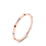 Load image into Gallery viewer, thin-space-out-stackable-diamond-band-with-orange-sapphire-in-rose-gold-FDEWB9437RORGSAORANGLE2-NL-RG

