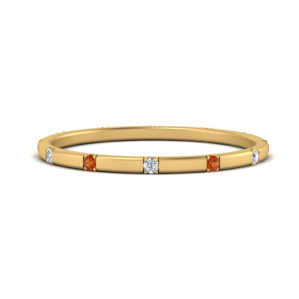 thin-space-out-stackable-diamond-band-with-orange-sapphire-in-yellow-gold-FDEWB9437RORGSAOR-NL-YG