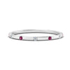 Load image into Gallery viewer, thin-space-out-stackable-diamond-band-with-pink-sapphire-in-white-gold-FDEWB9437RORGSADRPI-NL-WG