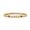 Load image into Gallery viewer, thin-space-out-stackable-diamond-band-with-sapphire-in-yellow-gold-FDEWB9437RORGSABLANGLE2-NL-YG