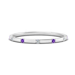 Load image into Gallery viewer, thin-space-out-stackable-diamond-band-with-purple-topaz-in-white-gold-FDEWB9437RORGVITO-NL-WG
