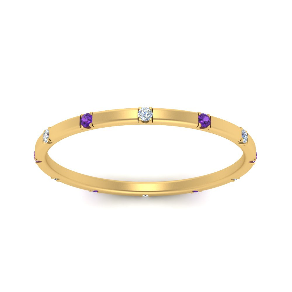 thin-space-out-stackable-diamond-band-with-purple-topaz-in-yellow-gold-FDEWB9437RORGVITOANGLE5-NL-YG