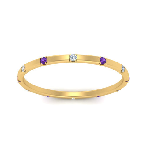 thin-space-out-stackable-diamond-band-with-purple-topaz-in-yellow-gold-FDEWB9437RORGVITOANGLE5-NL-YG