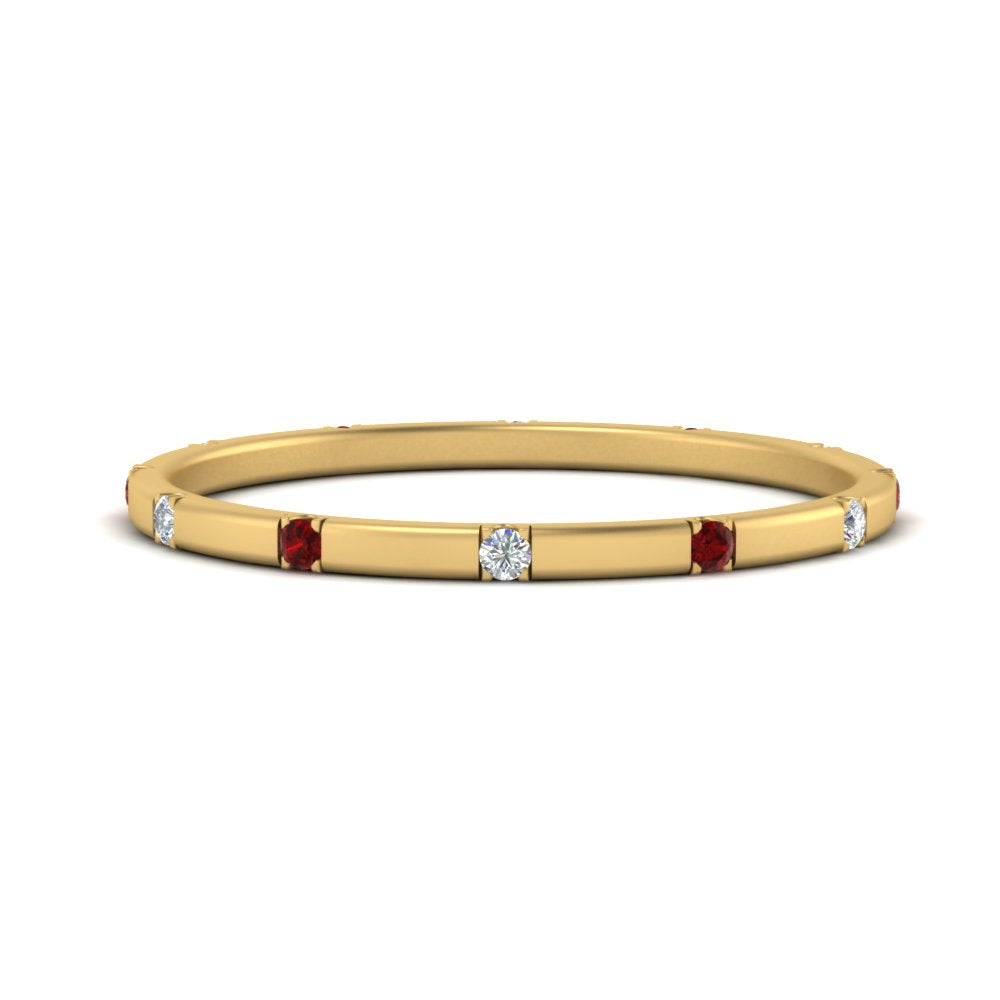 thin-space-out-stackable-diamond-band-with-ruby-in-yellow-gold-FDEWB9437RORGRUDR-NL-YG