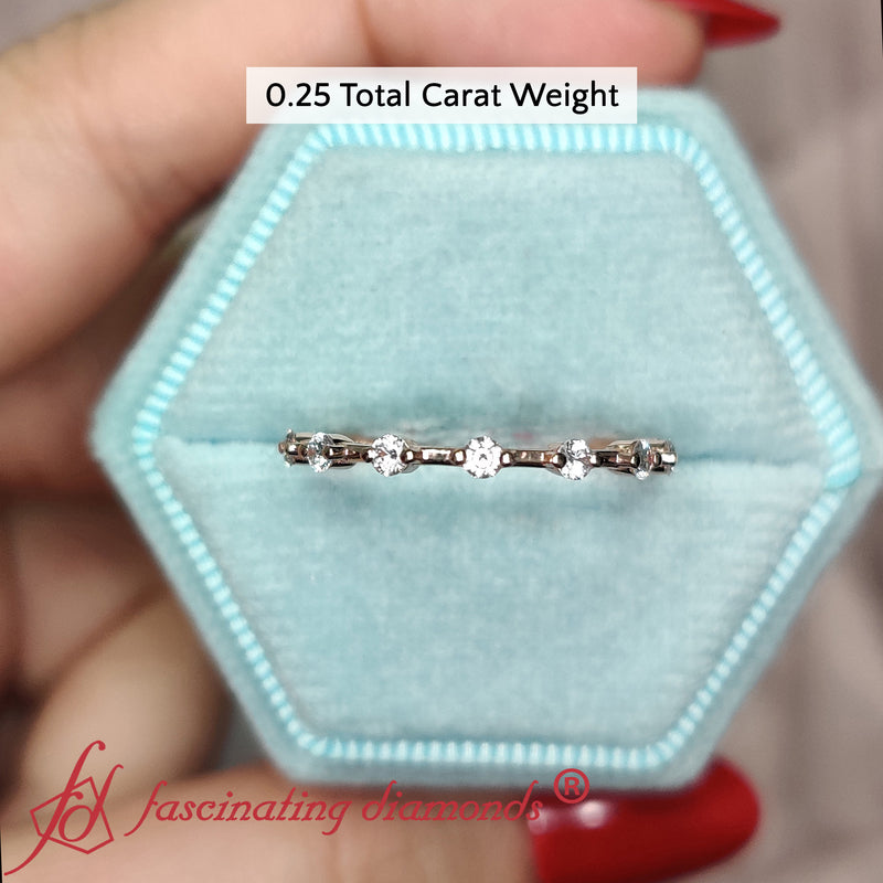 thin-spaced-out-stack-wedding-band