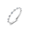 Load image into Gallery viewer, Thin Spaced Out Stack Wedding Band