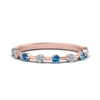 Load image into Gallery viewer, Thin Spaced Out Stack Wedding Band