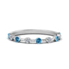 Load image into Gallery viewer, Thin Spaced Out Stack Wedding Band