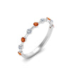 Load image into Gallery viewer, Thin Spaced Out Stack Wedding Band