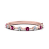 Load image into Gallery viewer, Thin Spaced Out Stack Wedding Band