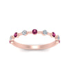 Load image into Gallery viewer, Thin Spaced Out Stack Wedding Band
