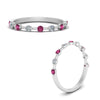 Load image into Gallery viewer, Thin Spaced Out Stack Wedding Band