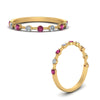 Load image into Gallery viewer, Thin Spaced Out Stack Wedding Band