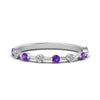 Load image into Gallery viewer, Thin Spaced Out Stack Wedding Band