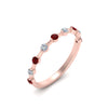 Load image into Gallery viewer, Thin Spaced Out Stack Wedding Band