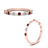 Load image into Gallery viewer, Thin Spaced Out Stack Wedding Band
