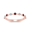 Load image into Gallery viewer, Thin Spaced Out Stack Wedding Band