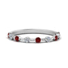 Load image into Gallery viewer, Thin Spaced Out Stack Wedding Band