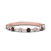 Load image into Gallery viewer, Thin Spaced Out Stack Wedding Band