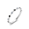 Load image into Gallery viewer, Thin Spaced Out Stack Wedding Band