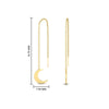 Load image into Gallery viewer, threadmoondangleearring-in-yellow-gold-FDEAR8855ANGLE1-NL-YG-HW