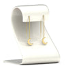 Load image into Gallery viewer, threadmoondangleearring-in-yellow-gold-FDEAR8855STAND-NL-YG