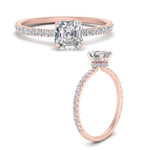 Load image into Gallery viewer, three-fourth-under-halo-asscher-cut-diamond-engagement-ring-in-FD9168ASRANGLE3-NL-RG
