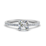 Load image into Gallery viewer, three-fourth-under-halo-asscher-cut-diamond-engagement-ring-in-FD9168ASRANGLE3-NL-WG
