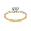 Load image into Gallery viewer, three-fourth-under-halo-asscher-cut-diamond-engagement-ring-in-FD9168ASRANGLE3-NL-YG