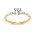 Thumbnail 3 - three-fourth-under-halo-asscher-cut-diamond-engagement-ring-in-FD9168ASRANGLE3-NL-YG
