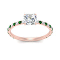 Thumbnail 79 - three-fourth-under-halo-asscher-cut-diamond-engagement-ring-with-emerald-in-FD9168ASRGEMGRANGLE3-NL-RG