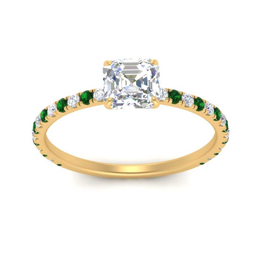 three-fourth-under-halo-asscher-cut-diamond-engagement-ring-with-emerald-in-FD9168ASRGEMGRANGLE3-NL-YG