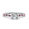 Load image into Gallery viewer, three-fourth-under-halo-asscher-cut-diamond-engagement-ring-with-pink-sapphire-in-FD9168ASRGSADRPIANGLE3-NL-WG