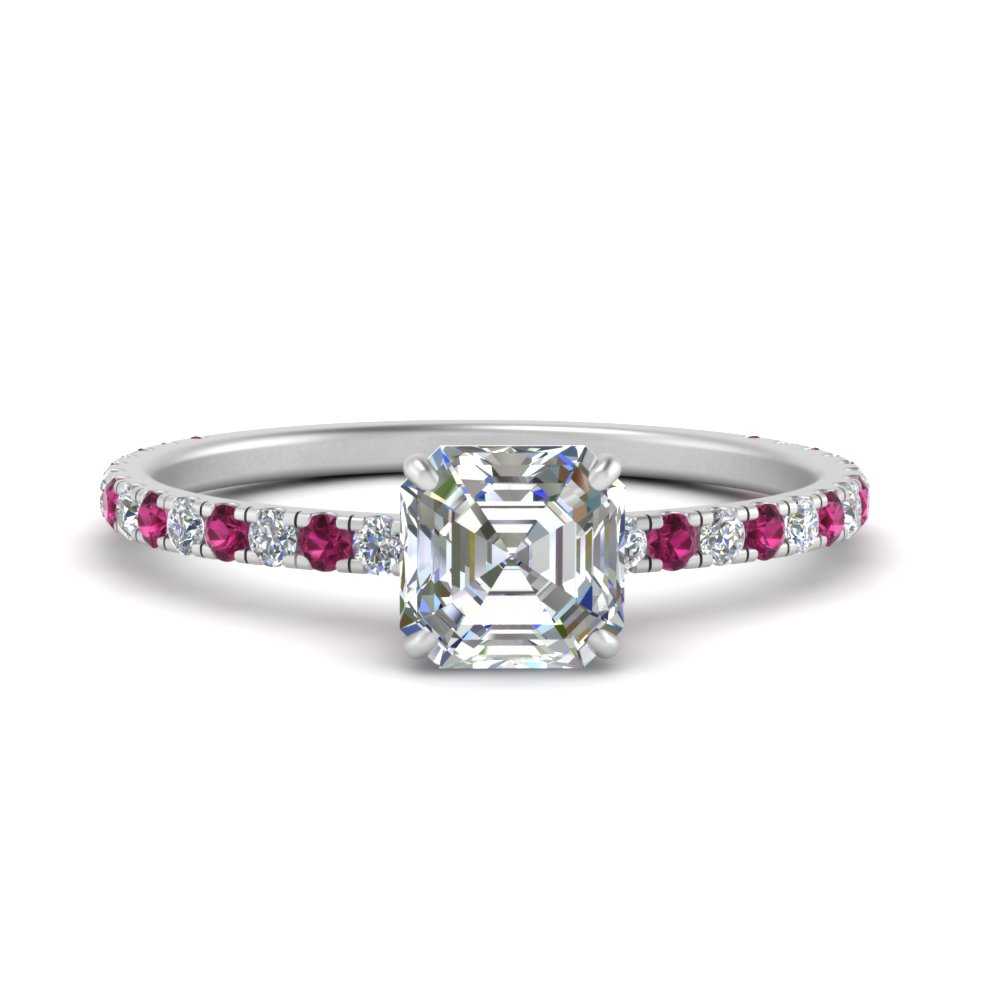 three-fourth-under-halo-asscher-cut-diamond-engagement-ring-with-pink-sapphire-in-FD9168ASRGSADRPIANGLE3-NL-WG