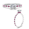 Load image into Gallery viewer, three-fourth-under-halo-asscher-cut-diamond-engagement-ring-with-pink-sapphire-in-FD9168ASRGSADRPIANGLE3-NL-WG