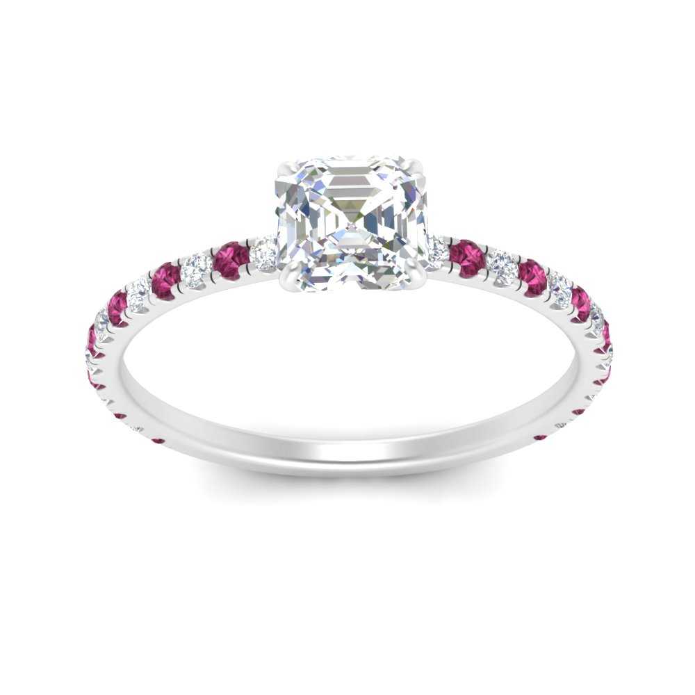 three-fourth-under-halo-asscher-cut-diamond-engagement-ring-with-pink-sapphire-in-FD9168ASRGSADRPIANGLE3-NL-WG
