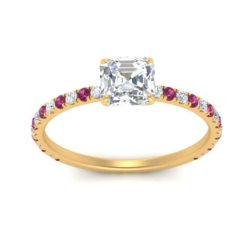 three-fourth-under-halo-asscher-cut-diamond-engagement-ring-with-pink-sapphire-in-FD9168ASRGSADRPIANGLE3-NL-YG