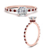 Load image into Gallery viewer, three-fourth-under-halo-asscher-cut-diamond-engagement-ring-with-ruby-in-FD9168ASRGRUDRANGLE3-NL-RG