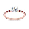 Load image into Gallery viewer, three-fourth-under-halo-asscher-cut-diamond-engagement-ring-with-ruby-in-FD9168ASRGRUDRANGLE3-NL-RG
