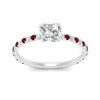 Load image into Gallery viewer, three-fourth-under-halo-asscher-cut-diamond-engagement-ring-with-ruby-in-FD9168ASRGRUDRANGLE3-NL-WG