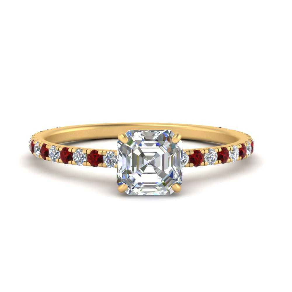three-fourth-under-halo-asscher-cut-diamond-engagement-ring-with-ruby-in-FD9168ASRGRUDRANGLE3-NL-YG
