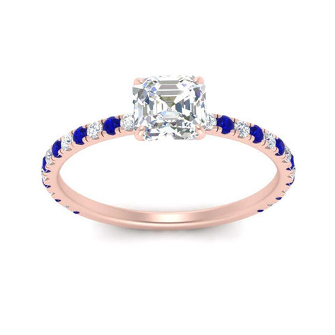 three-fourth-under-halo-asscher-cut-diamond-engagement-ring-with-sapphire-in-FD9168ASRGSABLANGLE3-NL-RG