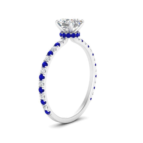 three-fourth-under-halo-asscher-cut-diamond-engagement-ring-with-sapphire-in-FD9168ASRGSABLANGLE3-NL-WG