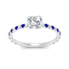Load image into Gallery viewer, three-fourth-under-halo-asscher-cut-diamond-engagement-ring-with-sapphire-in-FD9168ASRGSABLANGLE3-NL-WG