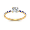 Load image into Gallery viewer, three-fourth-under-halo-asscher-cut-diamond-engagement-ring-with-sapphire-in-FD9168ASRGSABLANGLE3-NL-YG