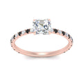Thumbnail 83 - three-fourth-under-halo-asscher-cut-engagement-ring-with-black-diamond-in-FD9168ASRGBLACKANGLE3-NL-RG