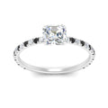 Thumbnail 55 - three-fourth-under-halo-asscher-cut-engagement-ring-with-black-diamond-in-FD9168ASRGBLACKANGLE3-NL-WG