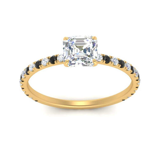 three-fourth-under-halo-asscher-cut-engagement-ring-with-black-diamond-in-FD9168ASRGBLACKANGLE3-NL-YG